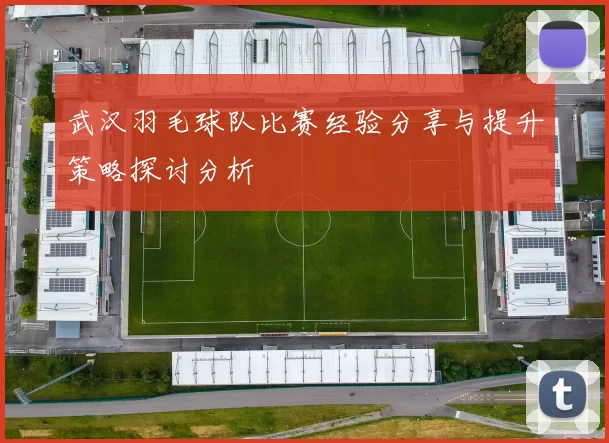武汉羽毛球队比赛经验分享与提升策略探讨分析