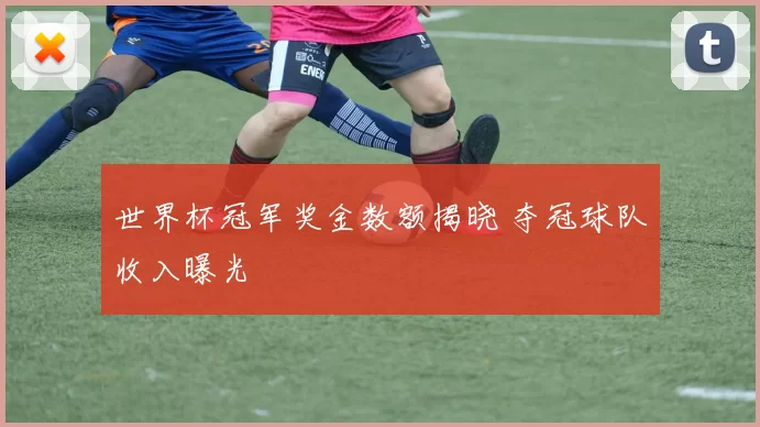 世界杯冠军奖金数额揭晓 夺冠球队收入曝光
