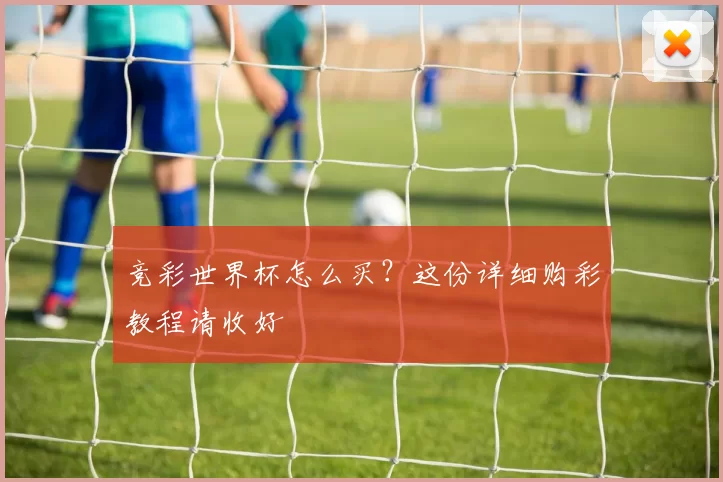 竞彩世界杯怎么买？这份详细购彩教程请收好